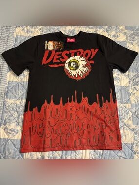 Brand New Mishka Destroy Men’s Medium Russian Streetwear Shirt